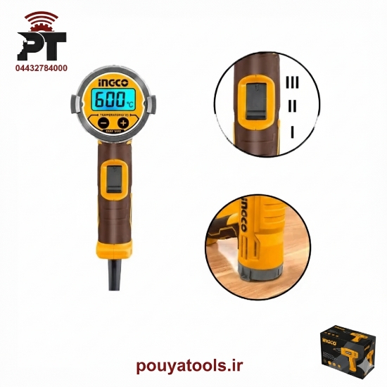 تصویر  سشوار 2000 وات دیجیتال اینکو مدل: HG200058