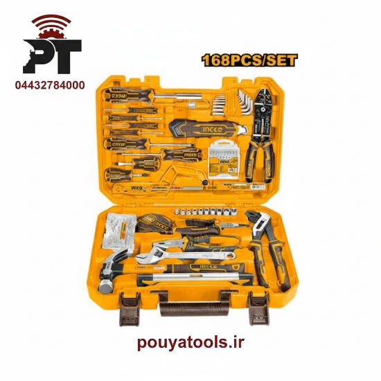 تصویر  ست ابزار 168 پارچه اینکو مدل: HKTHP21681
