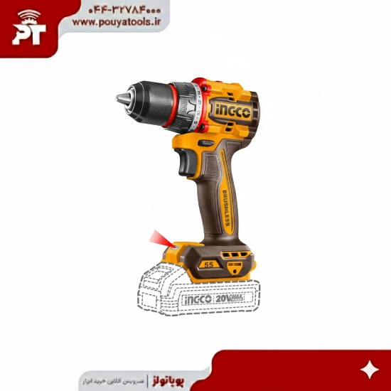 تصویر  دریل شارژی 20 ولت اینکو مدل: CDLI205582