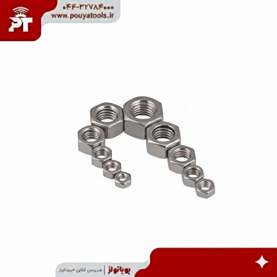 تصویر  مهره5میلی گالوانیزه