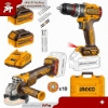 تصویر  پک دریل و فرز شارژی 20ولت اینکو مدل: COSLI241298