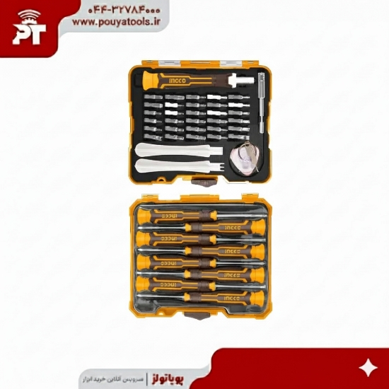 تصویر  ست پیچ گوشتی 45عددی اینکو مدل: HKSDB0458