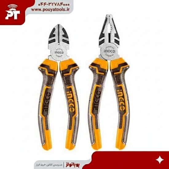 تصویر  ست دوعددی انبردست و سیمچین اینکو مدل: HKPS08216