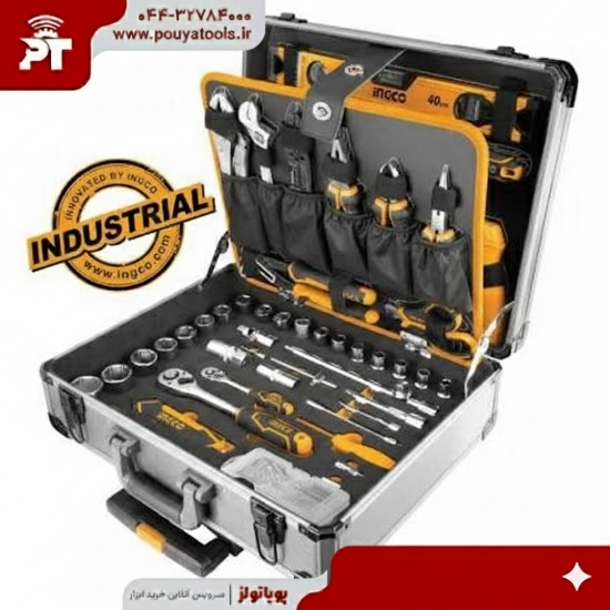 تصویر  جعبه ابزار 147 پارچه اینکو مدل: HKTHP21471