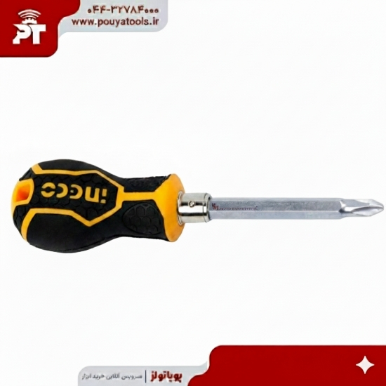 تصویر  سری پیچ گوشتی دو سو چهارسو مشتی اینکو مدل: AKISD0202