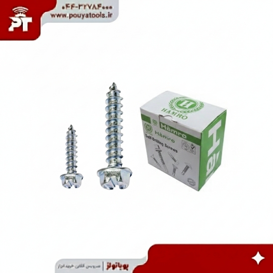 تصویر  پیچ بکسی واشردار خودکار همرو سایز: 16*6/3