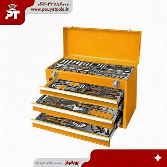 تصویر  جعبه ابزار 132 پارچه اینکو مدل: HTCS221321