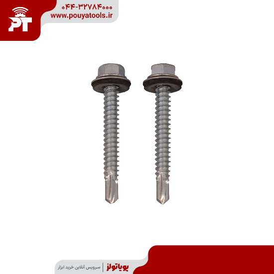 تصویر  پیچ بکسی نوک مته ای سایز: 50*6/3